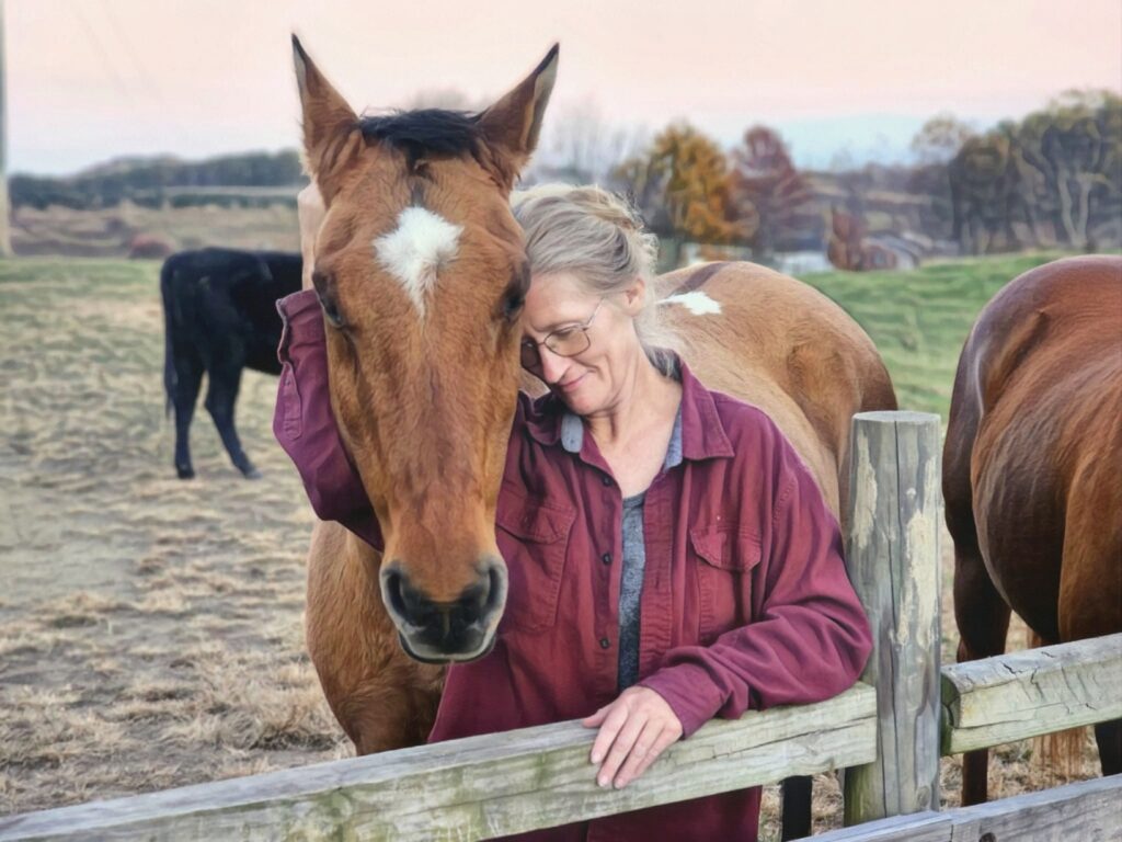 counselor therapist with horses